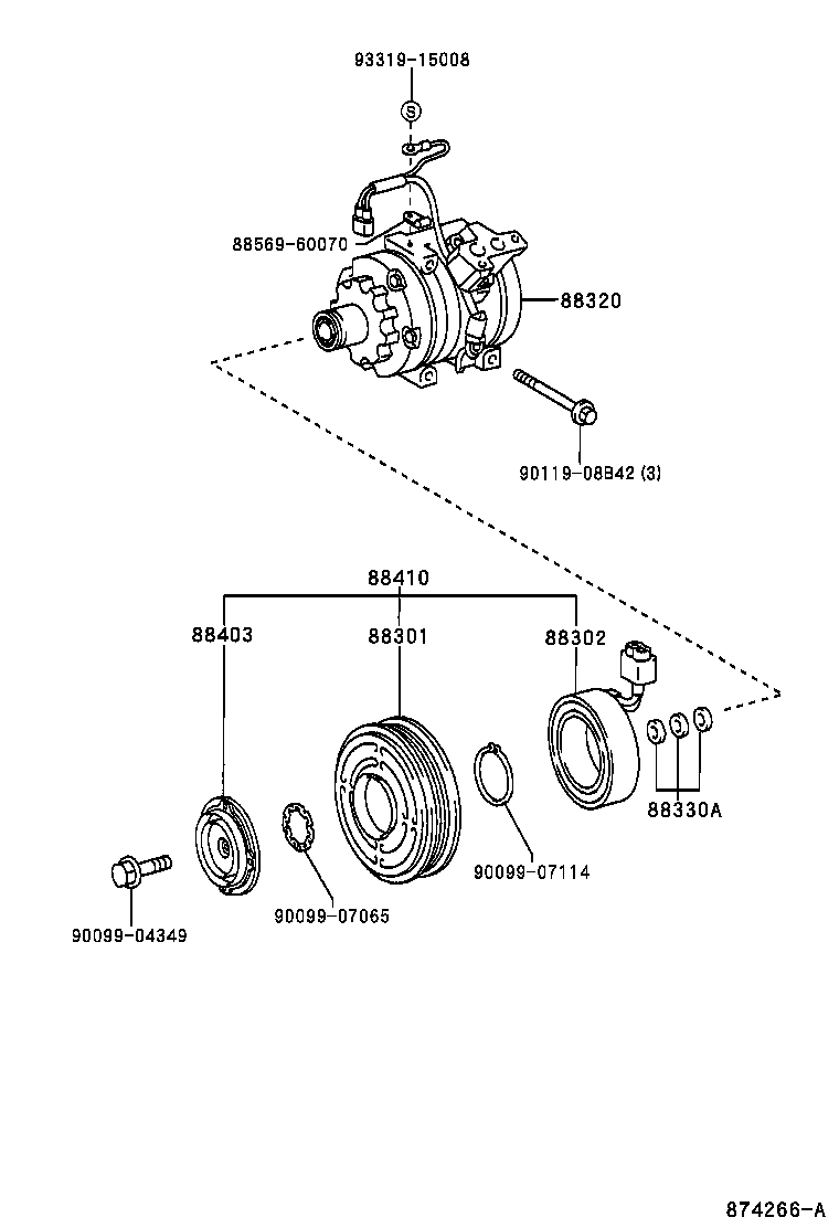 88688-2D770 BRACKET, COOLER product image