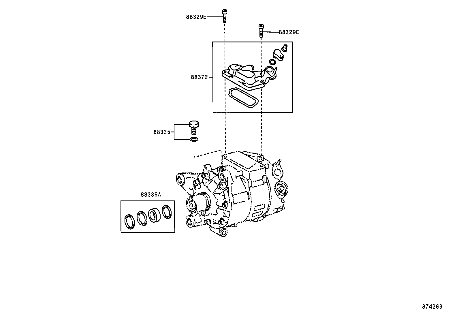 88335-30360 GASKET KIT, OVERHAUL product image