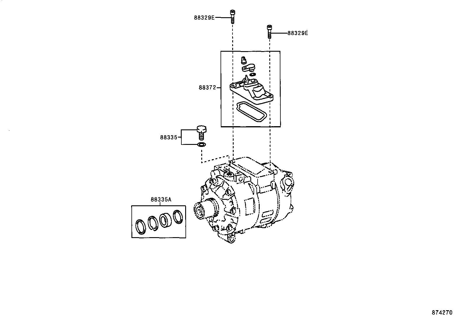 88335-30360 GASKET KIT, OVERHAUL product image