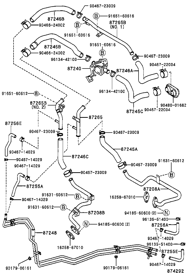 87240-35030 VALVE ASSY, HEATER WATER product image