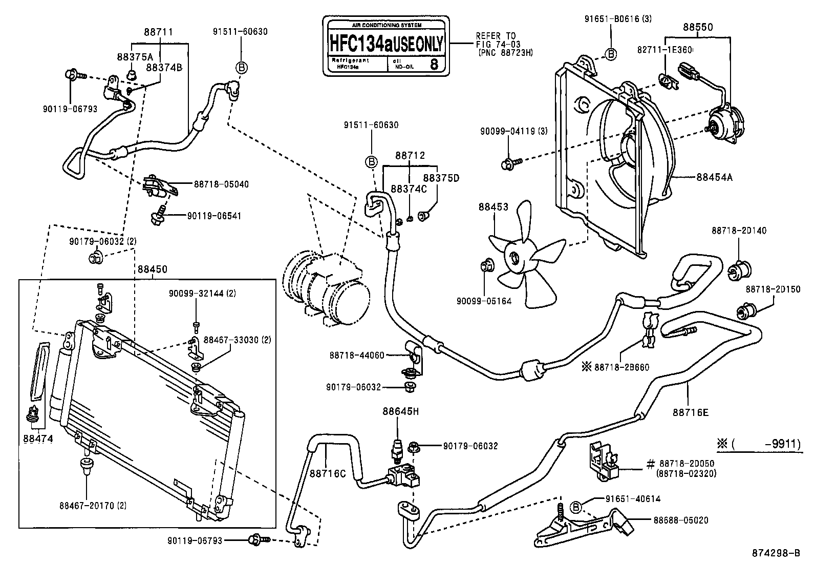 16363-27010 MOTOR ASSY, BLOWER (FOR CONDENSER) product image