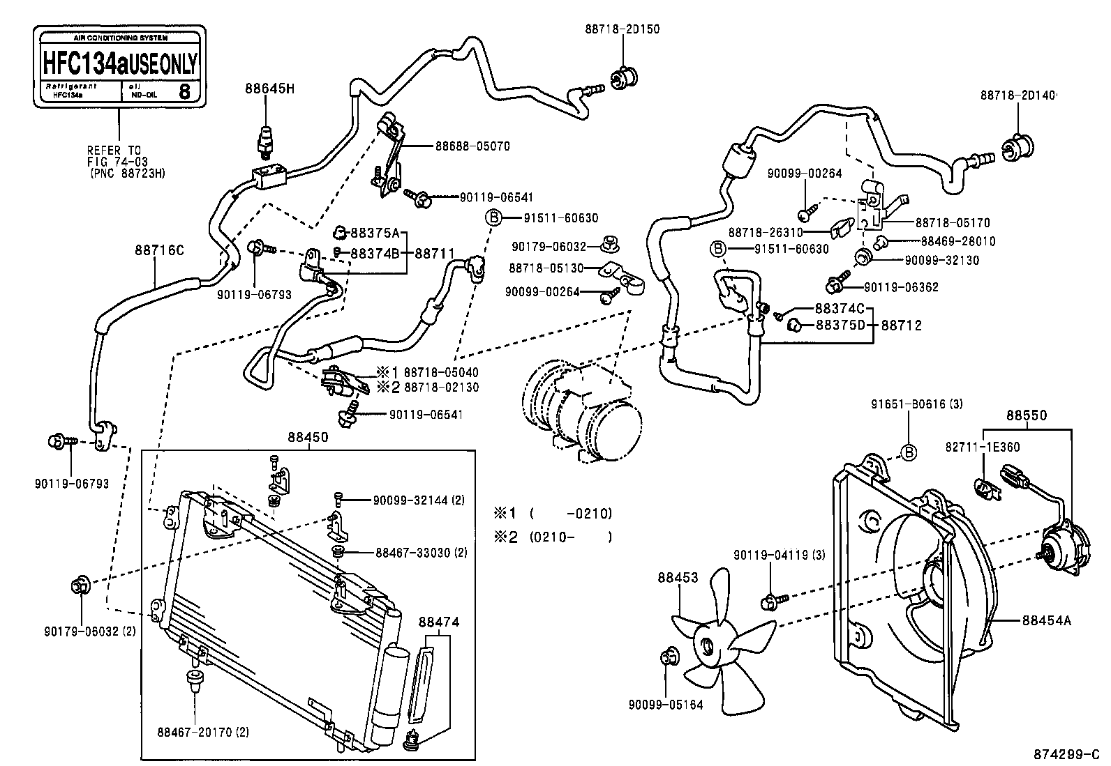 16363-27010 MOTOR ASSY, BLOWER (FOR CONDENSER) product image