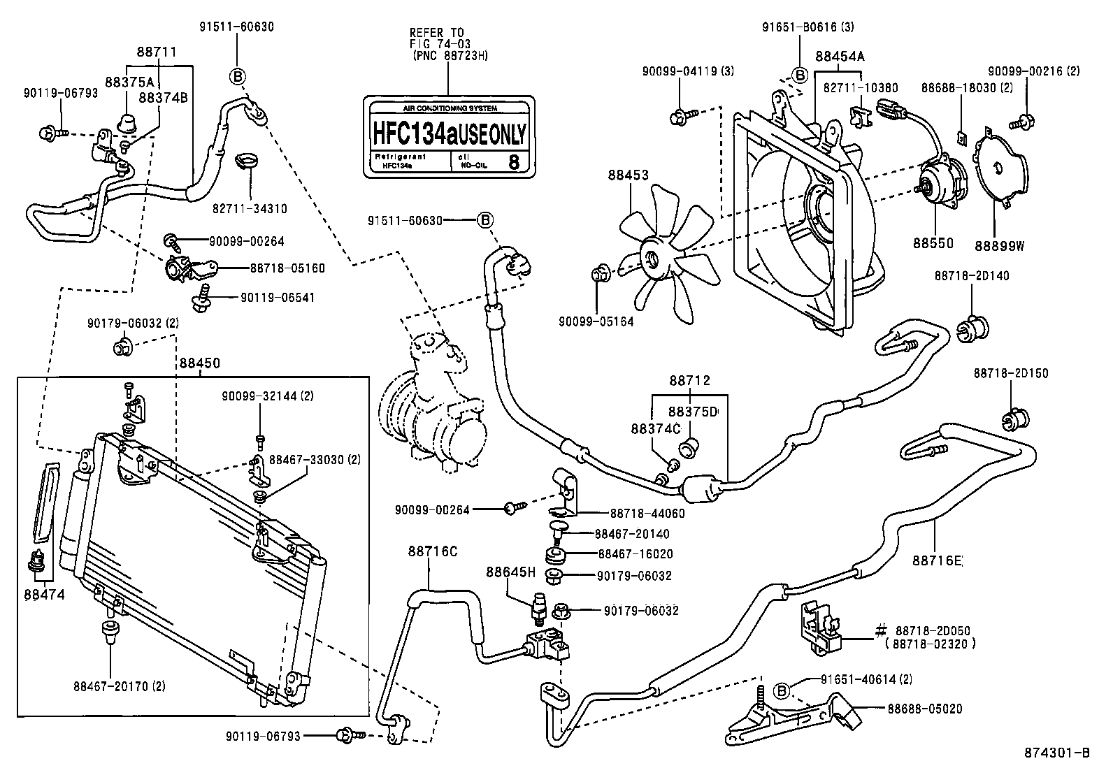 16363-27010 MOTOR ASSY, BLOWER (FOR CONDENSER) product image