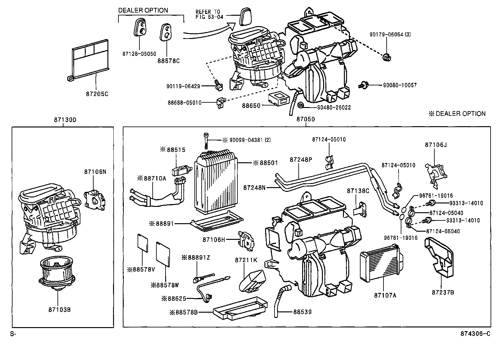 87050-05620 RADIATOR ASSY, AIR CONDITIONER product image