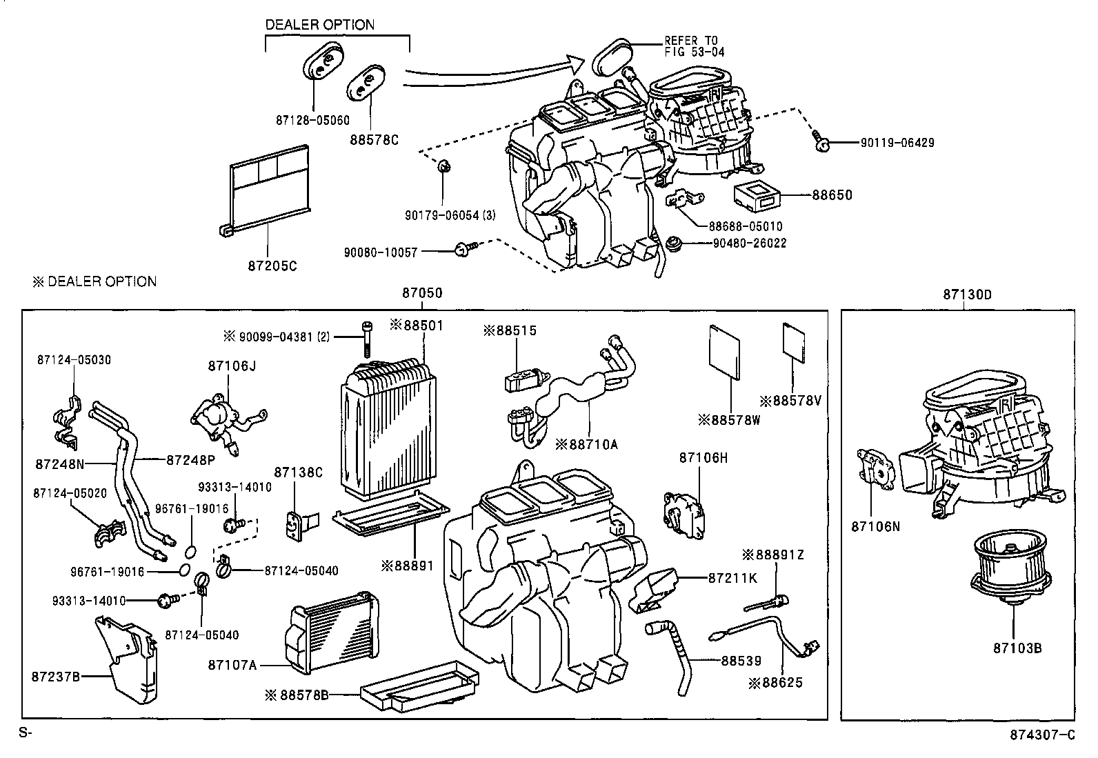87050-05620 RADIATOR ASSY, AIR CONDITIONER product image