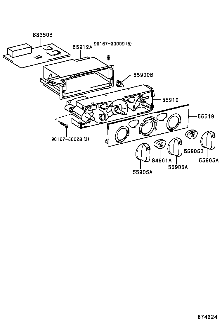 55835-35010 DUCT, HEATER TO REGISTER, CENTER product image