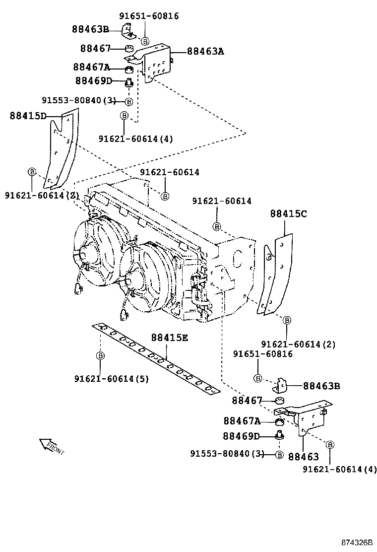 88415-36280 COVER, DUST, NO.3 product image