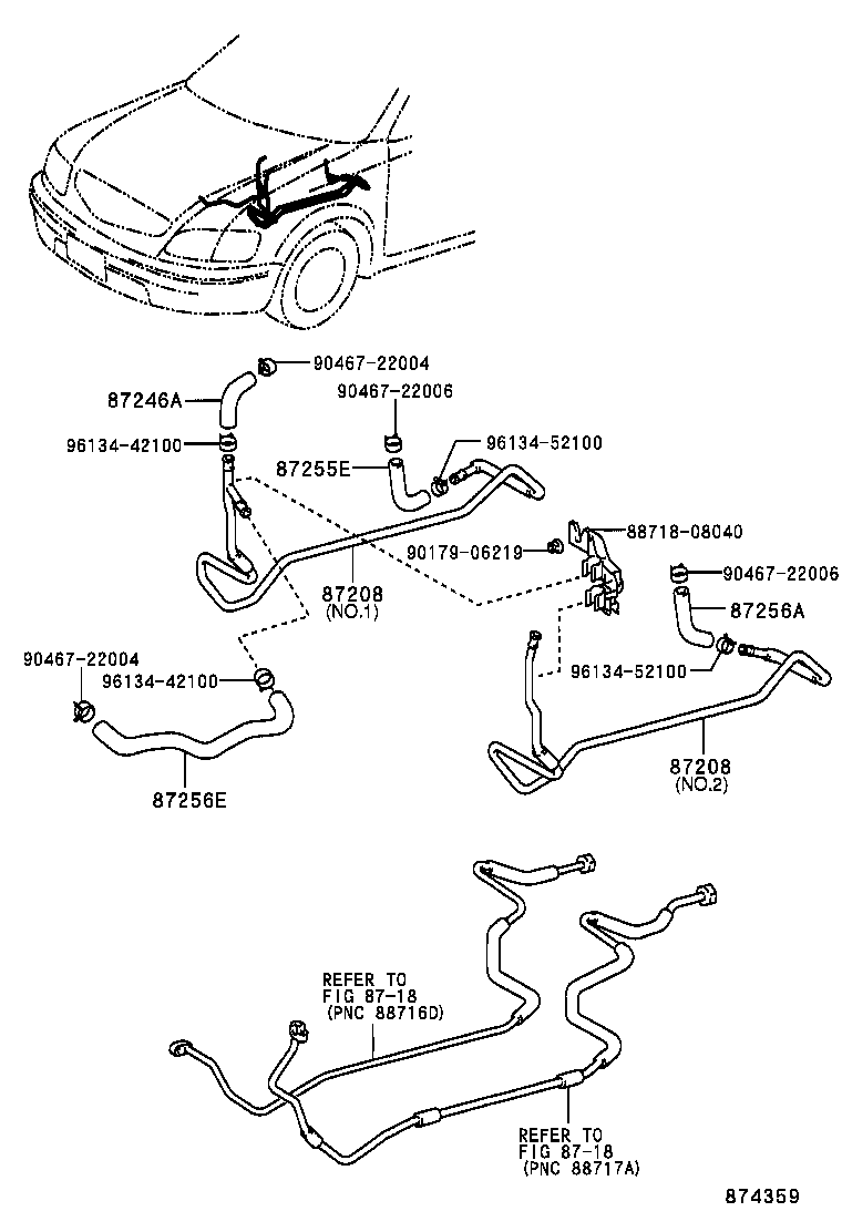 87240-08010 VALVE ASSY, HEATER WATER product image