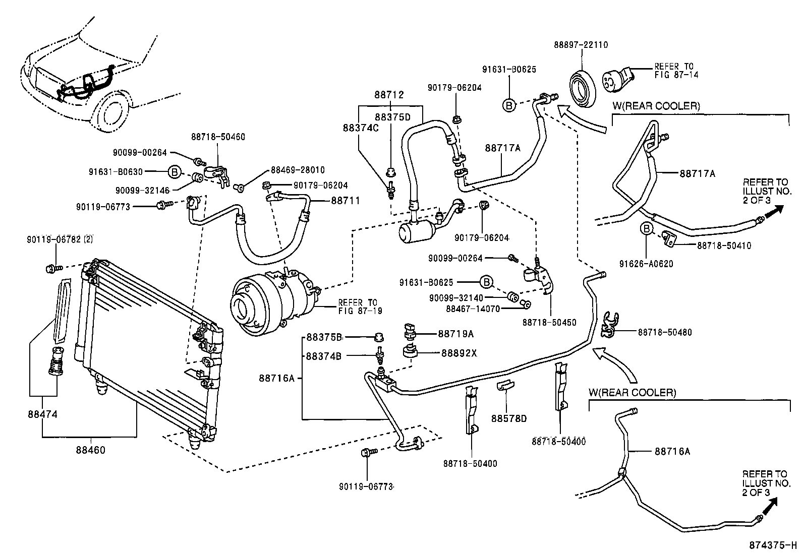 Toyota 88460-50180 CONDENSER ASSY, COOLER