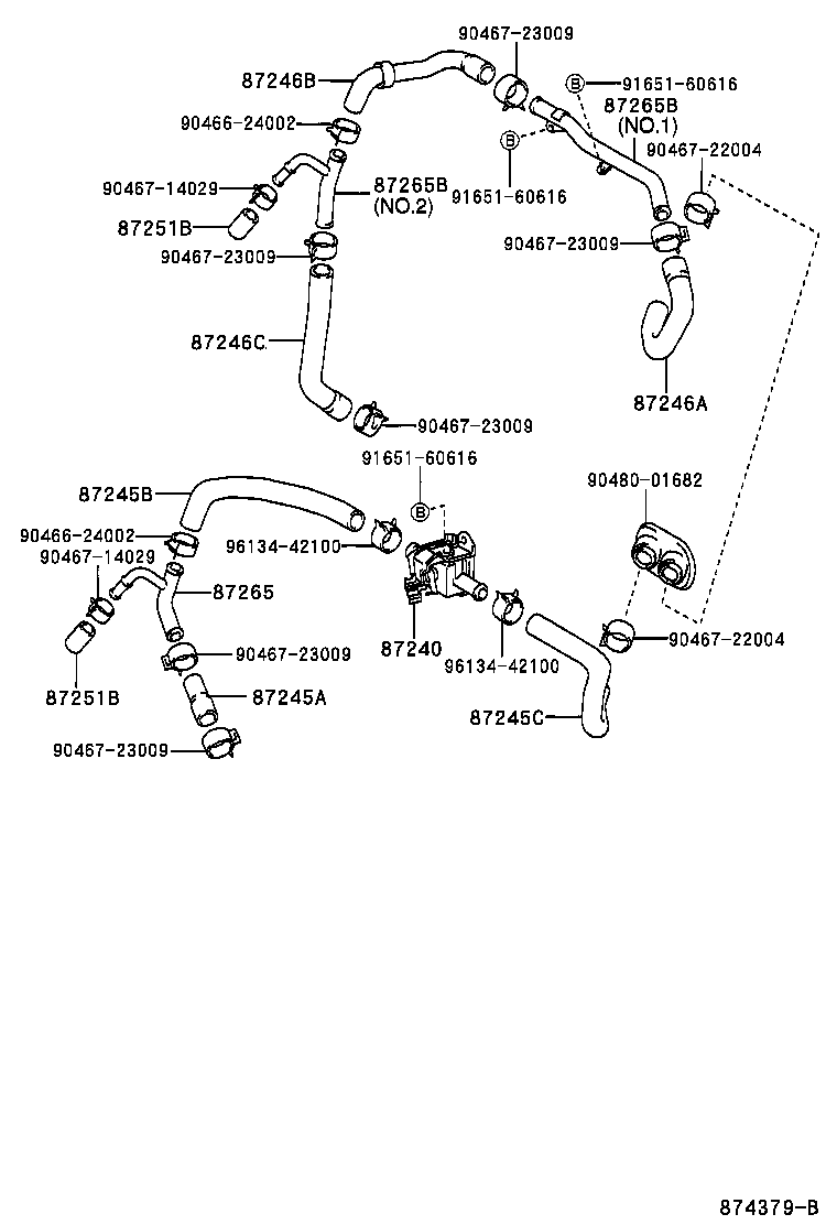 87240-35030 VALVE ASSY, HEATER WATER product image