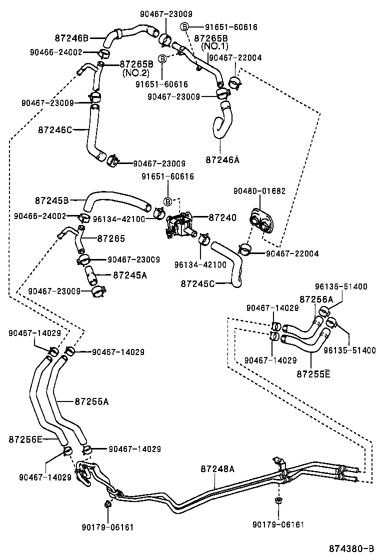 87240-35030 VALVE ASSY, HEATER WATER product image