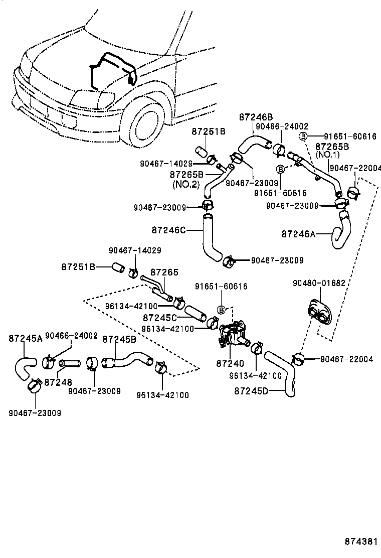 87240-35030 VALVE ASSY, HEATER WATER product image