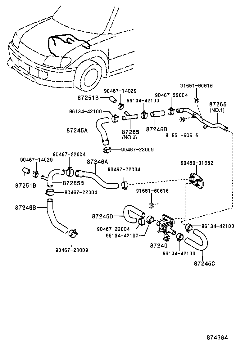 87240-35030 VALVE ASSY, HEATER WATER product image