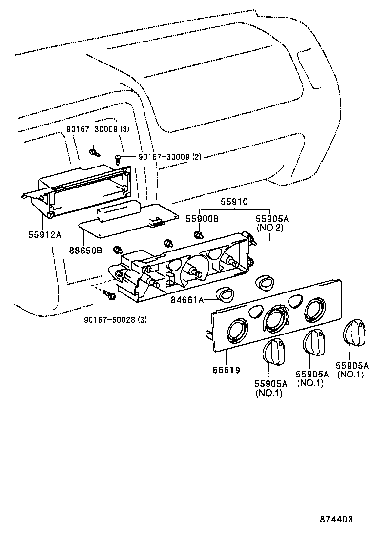 55835-04040 DUCT, HEATER TO REGISTER, CENTER product image