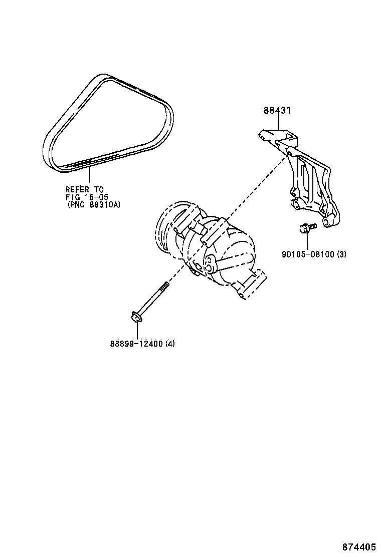 88410-02060 CLUTCH ASSY, MAGNET product image