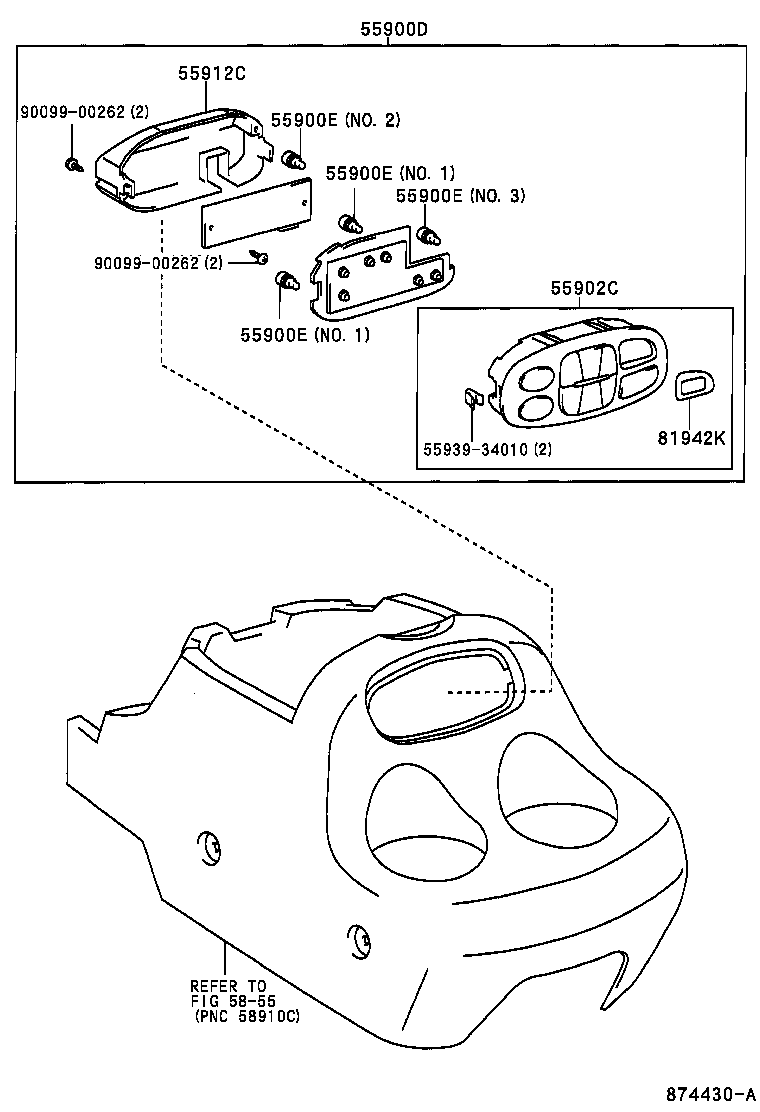 Thumbnail 3 for 55912-0C021