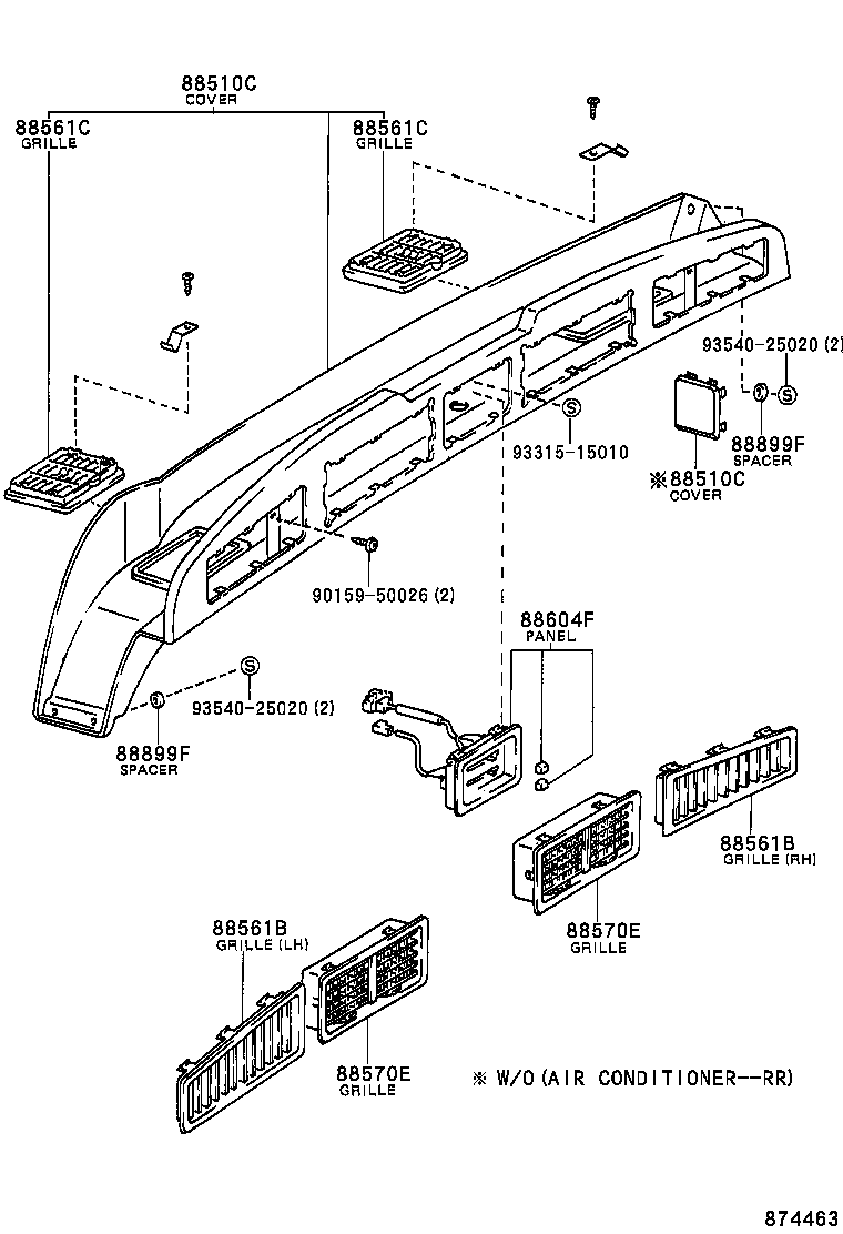 58703-95J00 COVER, HEATER DUCT HOLE product image