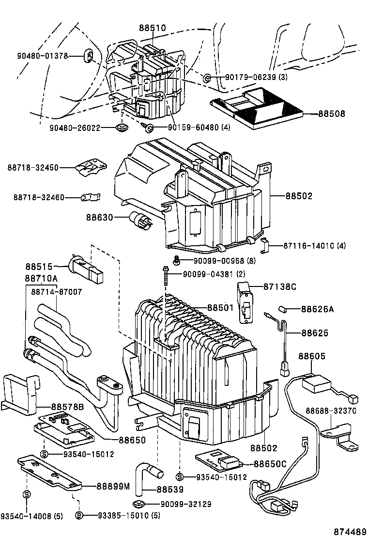 87138-32050 RESISTOR, BLOWER product image