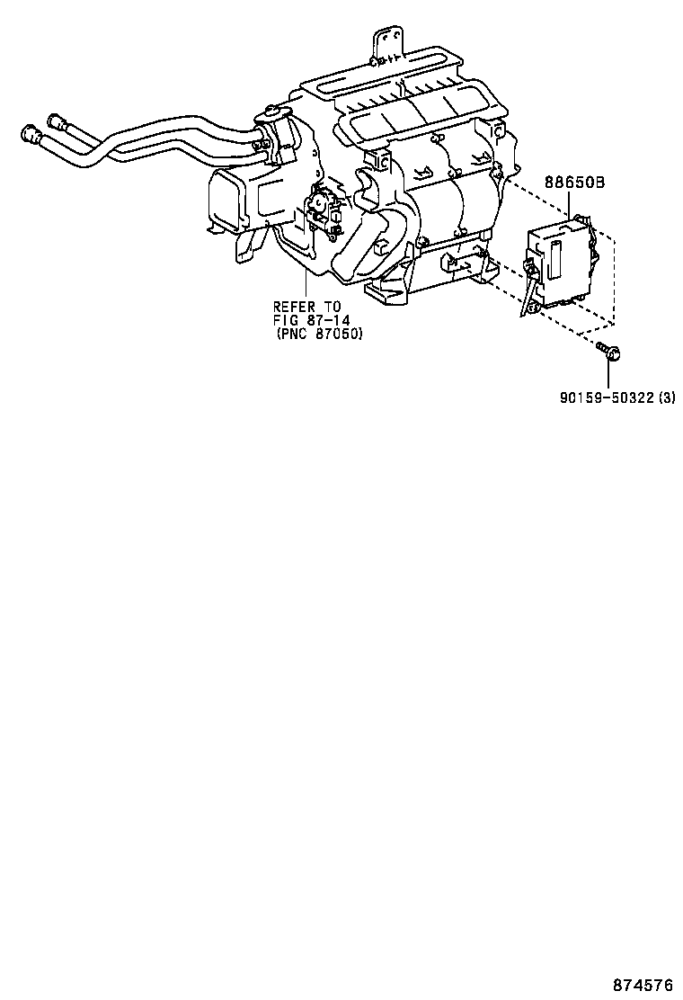87201-48030 DUCT SUB-ASSY, AIR, NO.1 product image