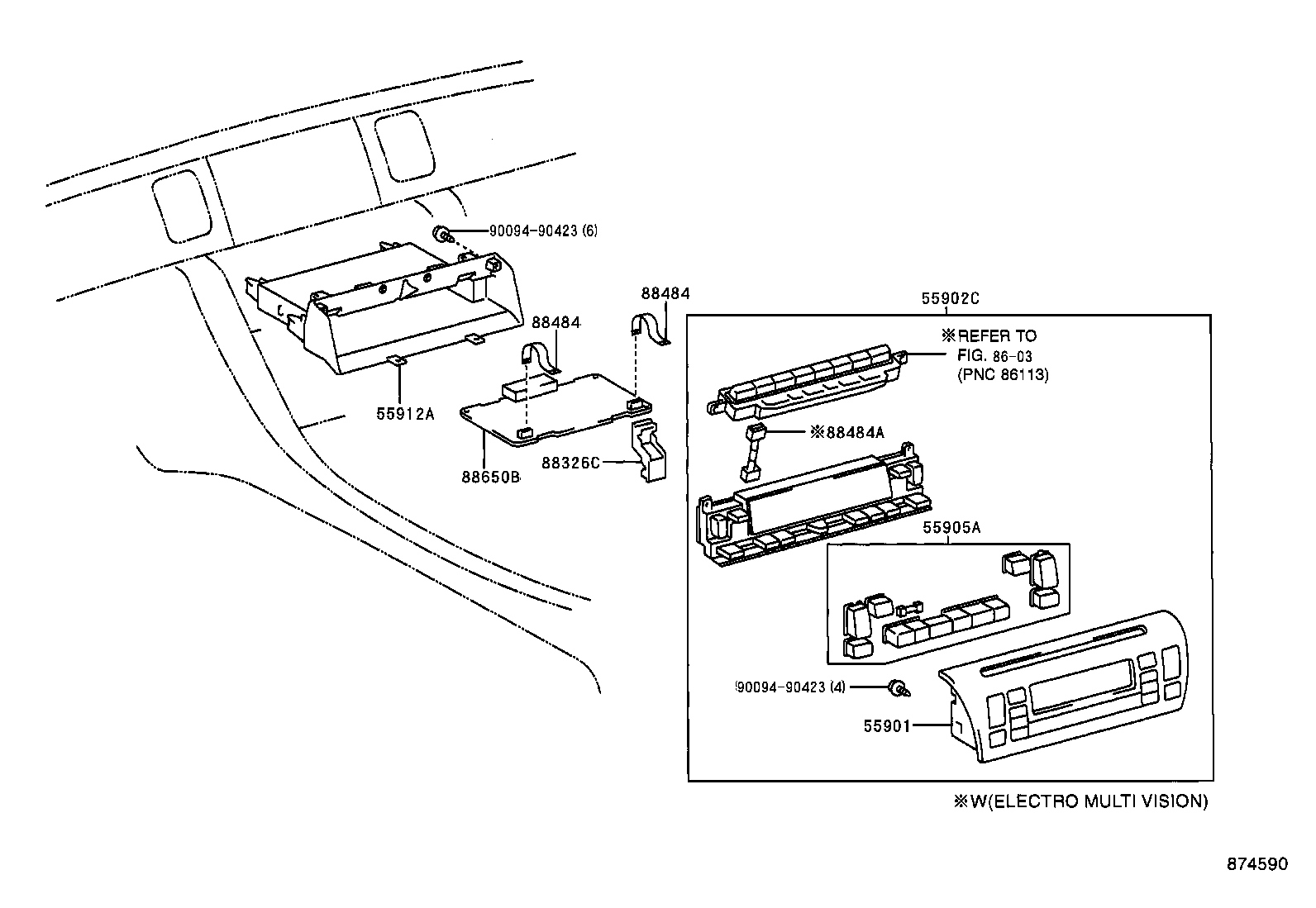 55844-24060 DUCT, HEATER TO REGISTER, NO.2 product image