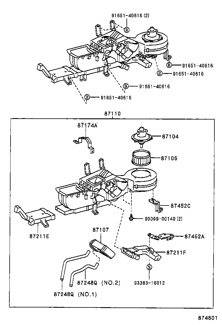 87174-36060 GUIDE, AIR HEATER product image