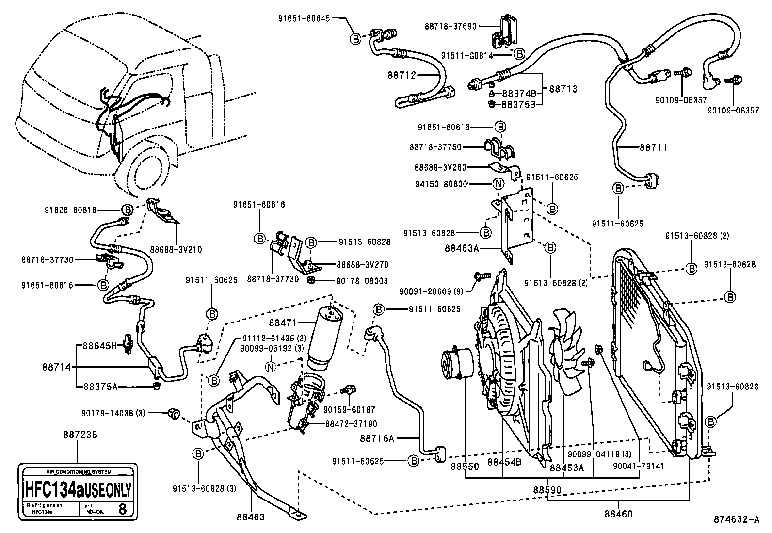 88454-37040 SHROUD, FAN product image