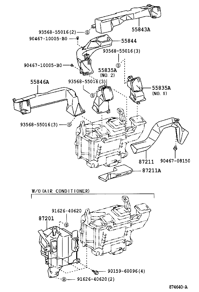 55519-37110 PLATE, HEATER CONTROL NAME product image