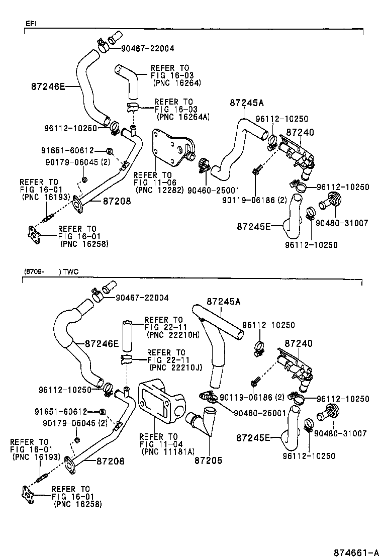 87240-30540 VALVE ASSY, HEATER WATER product image