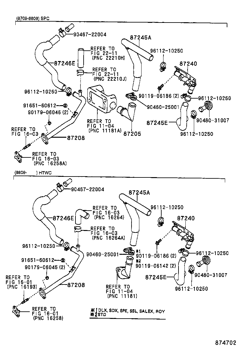 87240-30540 VALVE ASSY, HEATER WATER product image