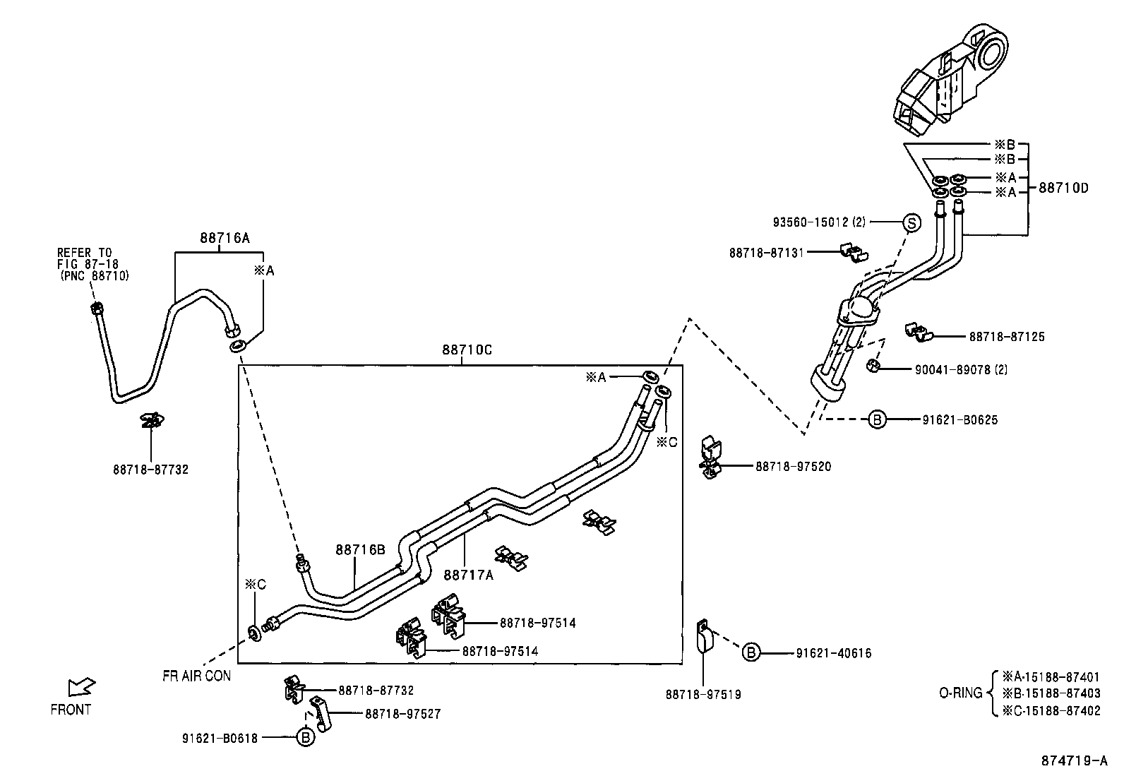 88461-97501 CORE, COOLER CONDENSER product image