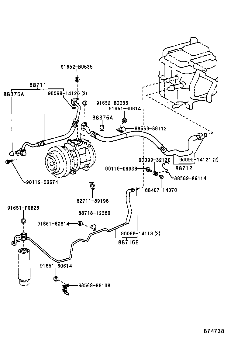 88578-89131 PACKING G (FOR COOLER) product image
