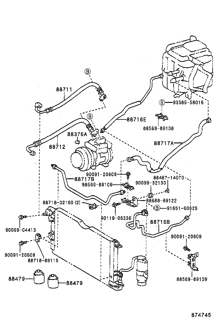 88720-89132 HOSE & ACCESSORY, AIR CONDITIONER product image