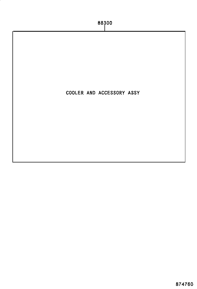 88300-44190 COOLER & ACCESSORY ASSY product image