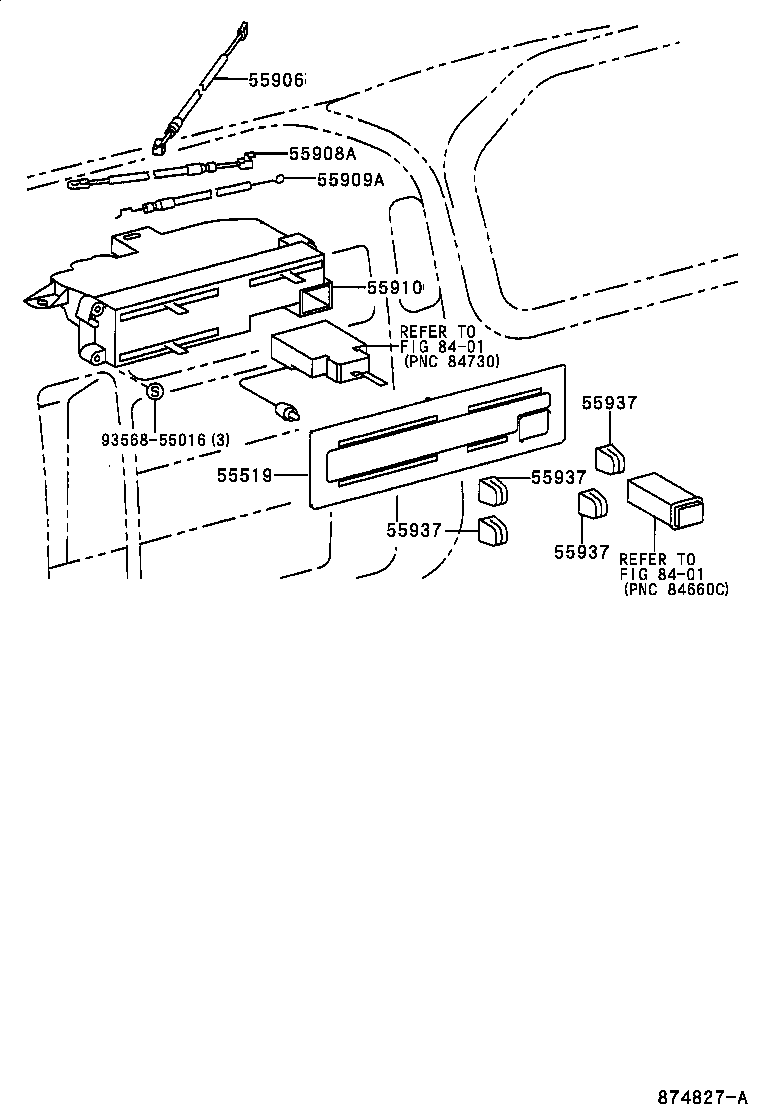 55844-37040 DUCT, HEATER TO REGISTER, NO.2 product image