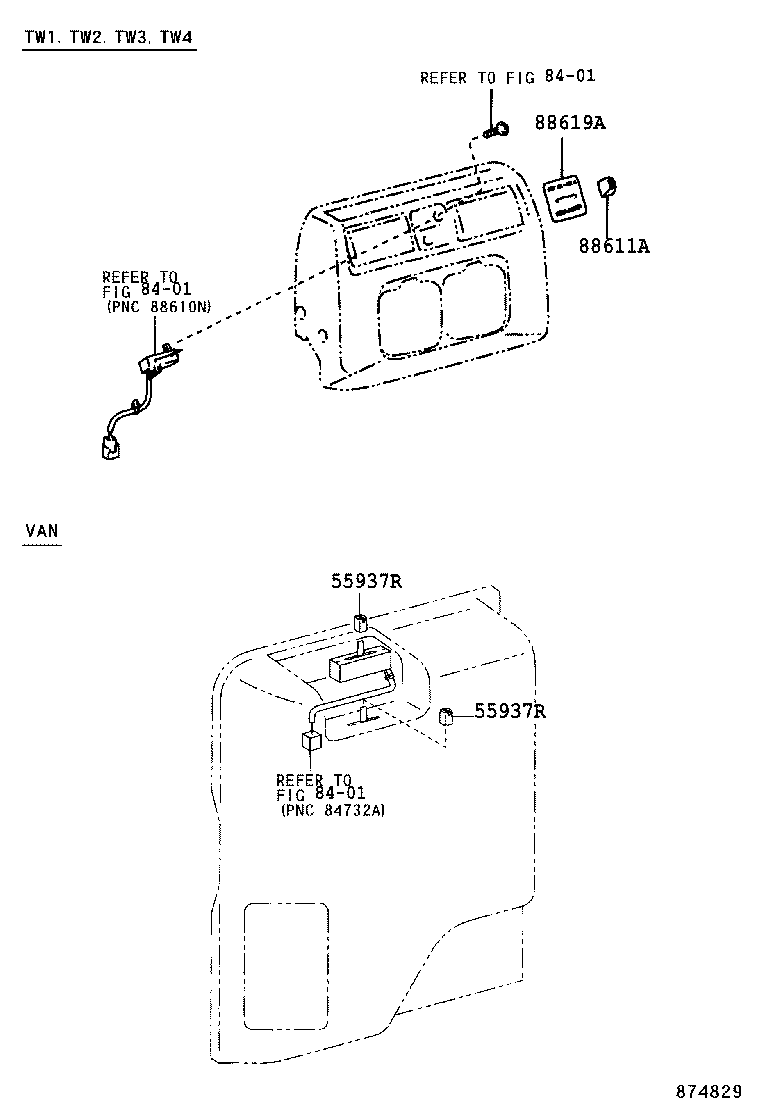 88611-28020-B7 KNOB, COOLER CONTROL SWITCH product image