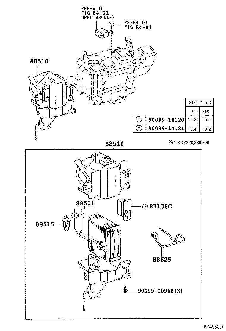 87103-37050 MOTOR SUB-ASSY, BLOWER W/FAN product image