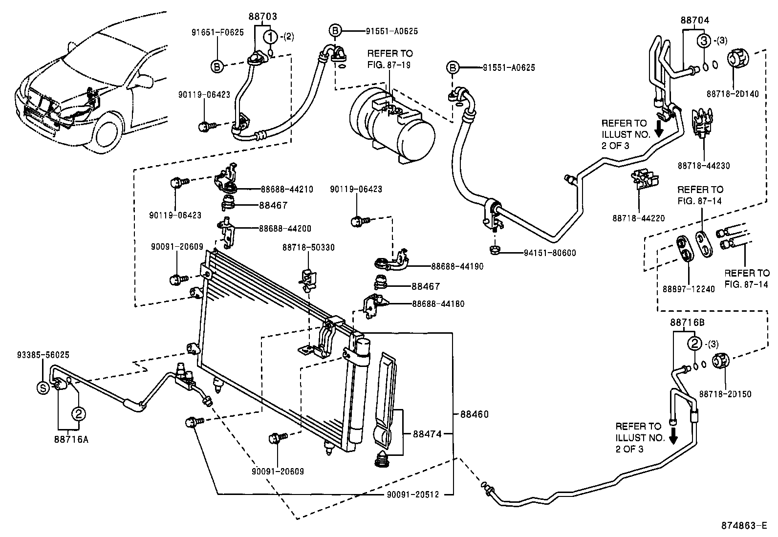 88460-44520 CONDENSER ASSY, COOLER product image