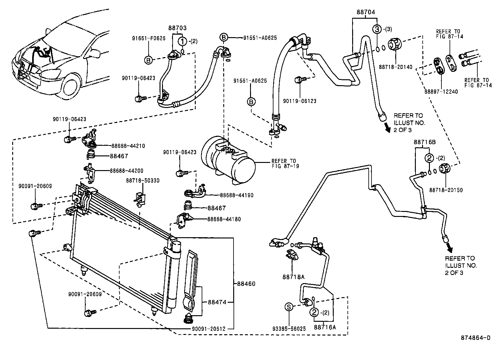 88460-44520 CONDENSER ASSY, COOLER product image