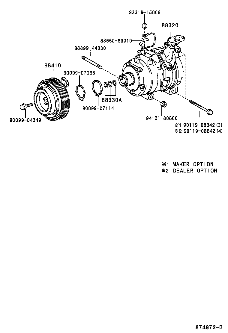 88320-44150 COMPRESSOR ASSY, COOLER product image