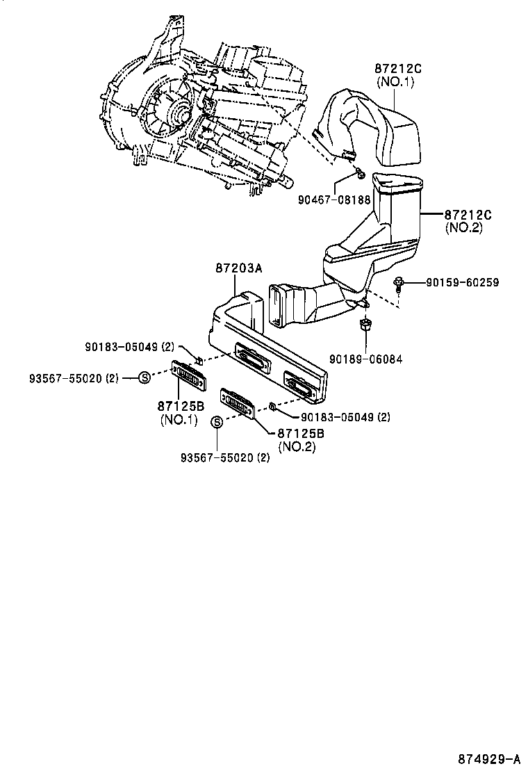 55902-28270 PANEL SUB-ASSY, AIR CONDITIONER product image
