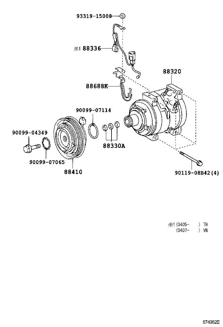 88322-48010 HEAD, CYLINDER, REAR product image