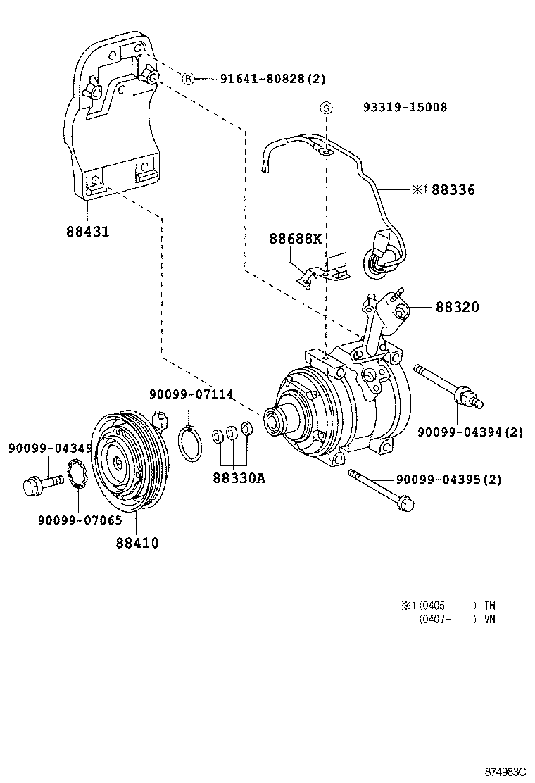 88322-48010 HEAD, CYLINDER, REAR product image