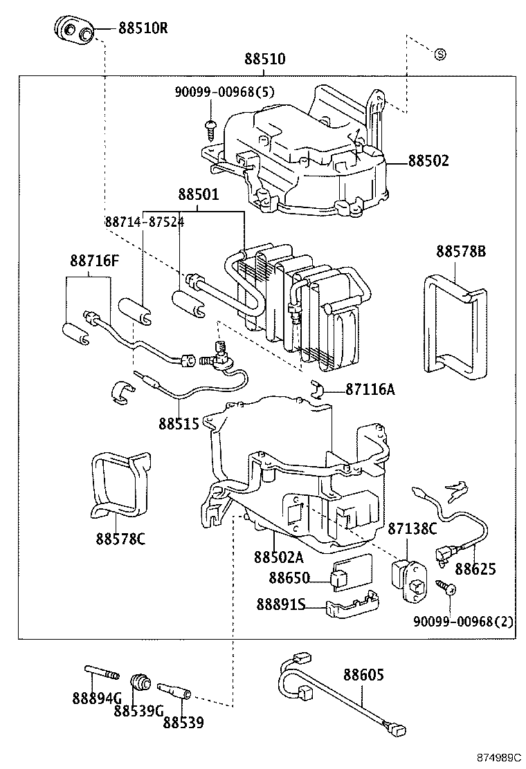 88515-35010 VALVE, COOLER EXPANSION product image