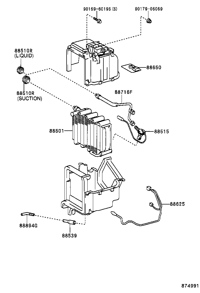 88510-35010 UNIT ASSY, COOLER product image