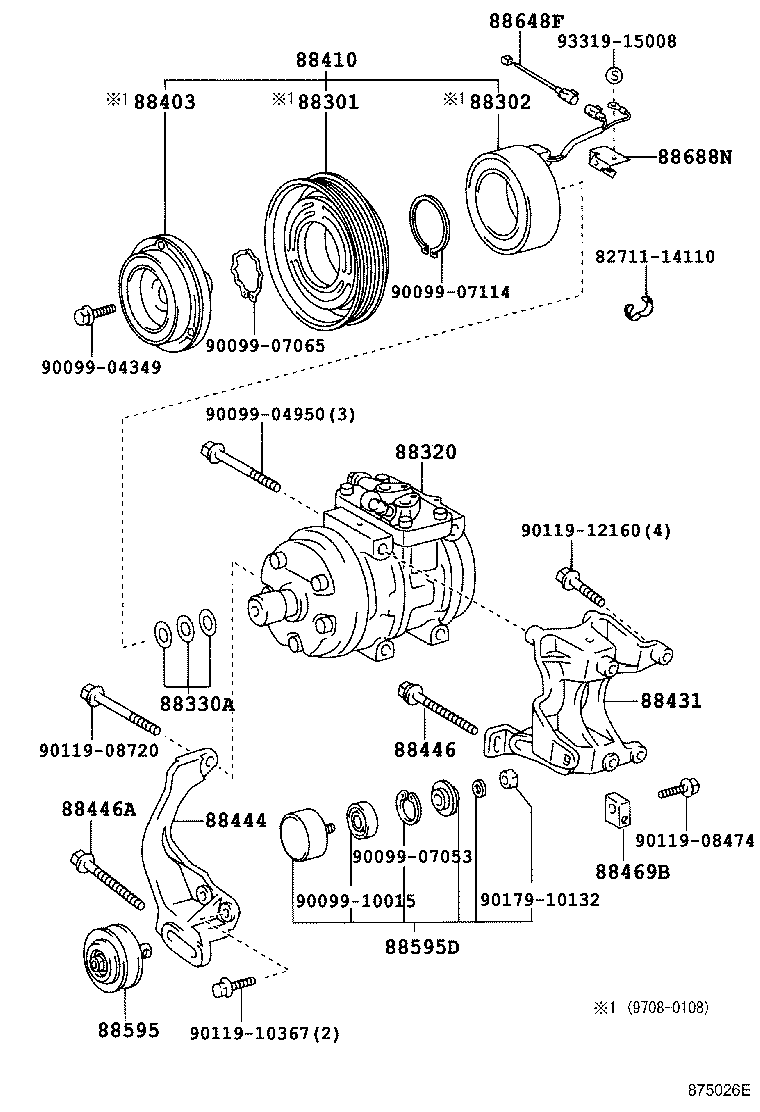 88648-35250 WIRE, MAGNET CLUTCH product image