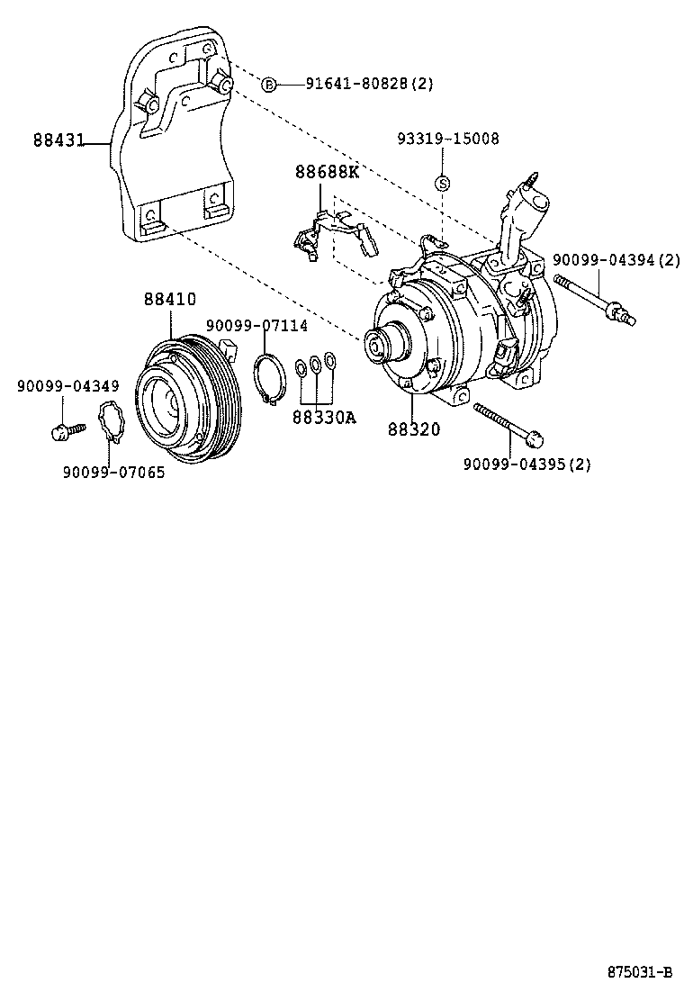 Toyota 88321-48010 HEAD, COOLER COMPRESSOR CYLINDER