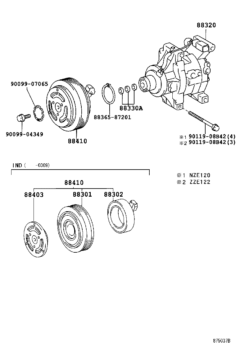 88320-02100 COMPRESSOR ASSY, COOLER product image