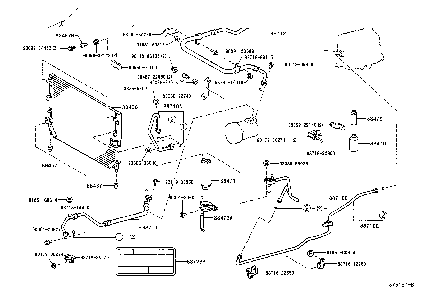 88460-43010 CONDENSER ASSY, COOLER product image