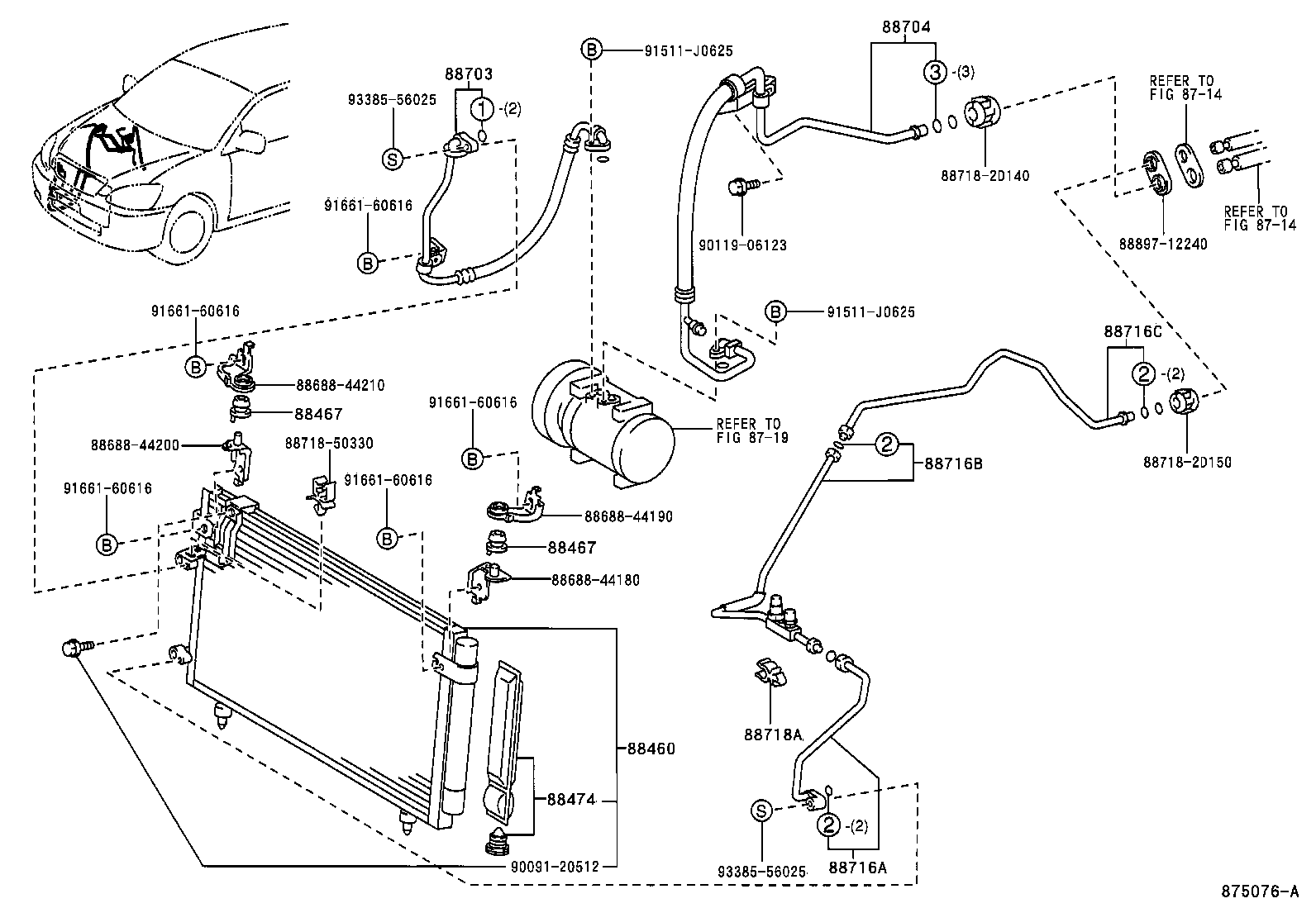 88460-44520 CONDENSER ASSY, COOLER product image