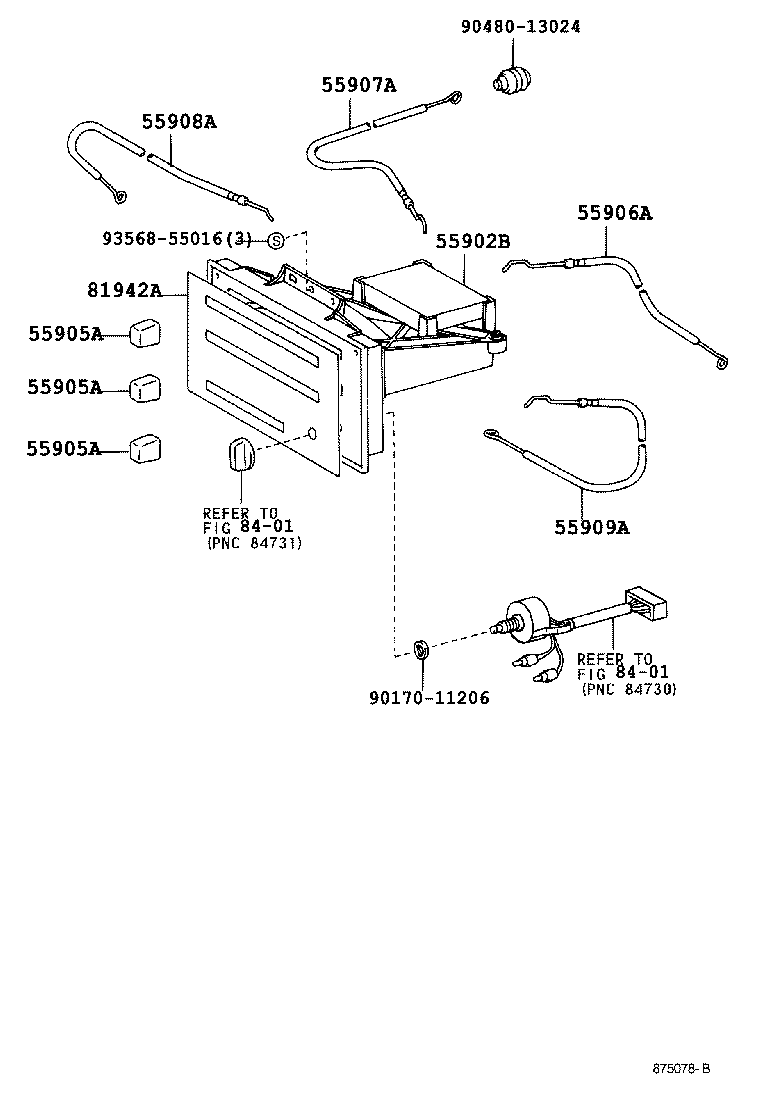 55870-43010 DUCT, HEATER TO REGISTER, NO.2 product image
